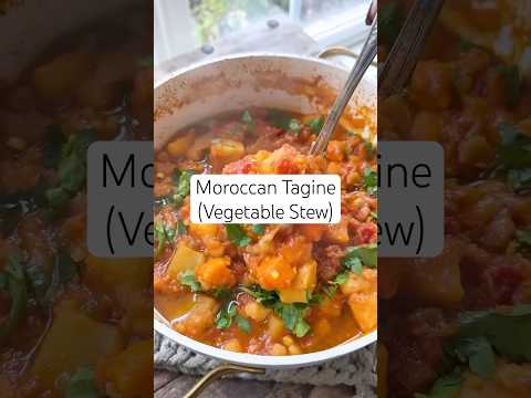 The BEST Moroccan Tagine Recipe! (Vegetable Stew) #tagine #vegetablestew