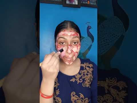 Viral Red Lipstick Base Technique 😱#shorts #makeuptutorial #makeuptransition #sweetychauhan