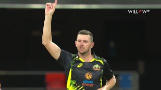 Josh Hazlewood 3 wickets vs West Indies| 1st - Australia vs West Indies