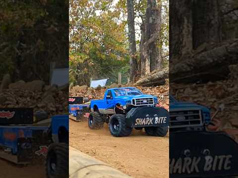 RC FORD SLED PULLING 4X4 TRUCK