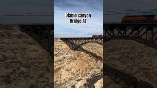 Diablo Canyon Bridge #trains #photography #trainphotography #arizona #railfan #trainspotting