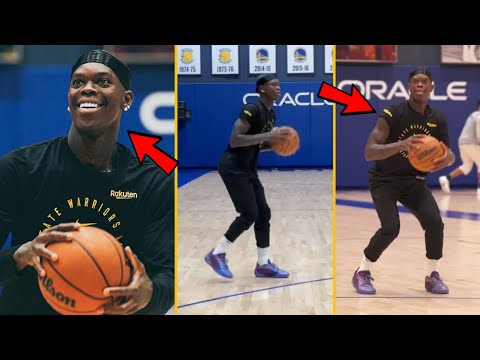 Dennis Schroder Officially FIRST PRACTICE in Golden State Warriors! Stephen Curry, Kuminga, Green