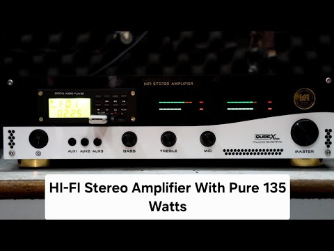 HIFI Stereo Amplifier With Box Setup | LM3886 With Toroidal Transformer | 136 Watts Pure Amplifier |