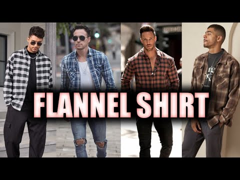 16 FLANNEL SHIRT'S Outfit ideas Mens _ 2024 🔥 check shirt outfit mens 🔥