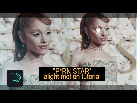 "P STAR" Tiktok trend alight motion editing tutorial