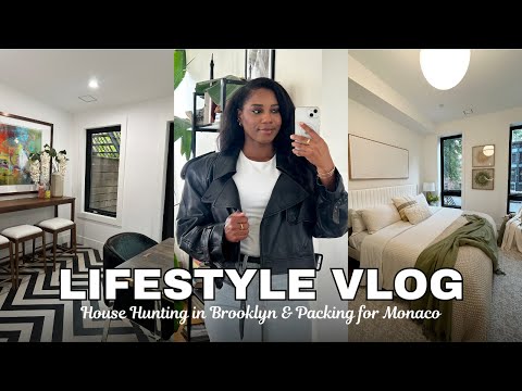 NYC LIFESTYLE VLOG: House Hunting in Brooklyn, Packing for Monaco & Dinner at Eataly ✨ MONROE STEELE