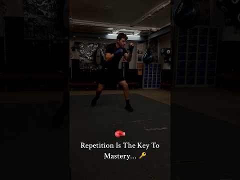 Repetition Is The Key To Mastery… 🔑 🥊 #boxing #boxingtraining #shadowboxing  #training #fitness