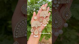 Beautiful Easy Diy Handmade Earrings🔥😍 #creative #diycraft #diyearings #shorts #youtubeshorts