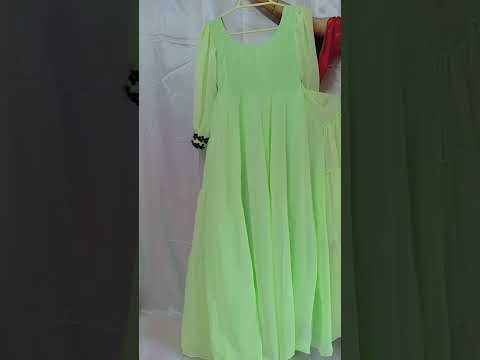 Anarkali with frill frock/designer suit DIY #ytshorts#viralvideo#fashion#diy