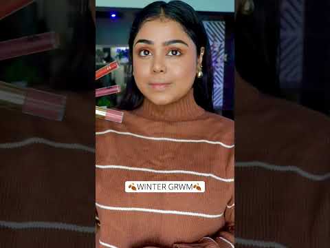 Get Ready with me for Chilly weather 🍂 Winter special Makeup look #shorts #youtubeshorts #makeup