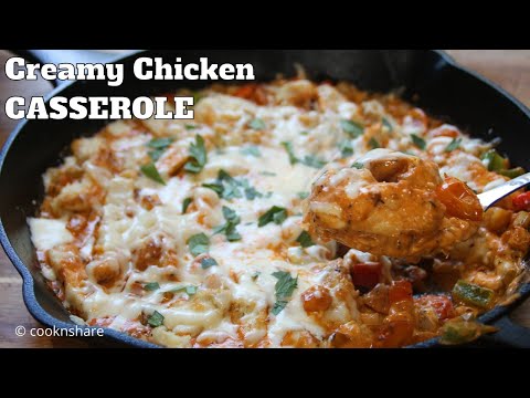 Million Dollar Creamy Cheesy Chicken Casserole - One Pan Delight