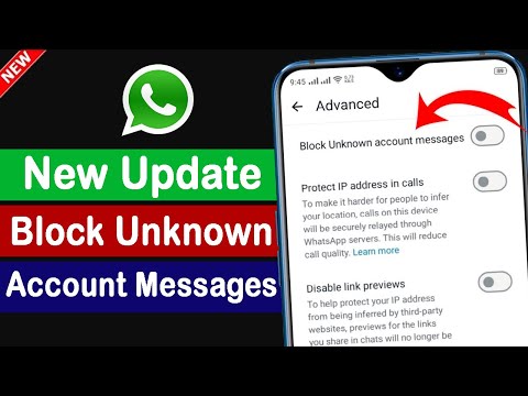 WhatsApp Block unknown account messages | Block unknown account messages WhatsApp