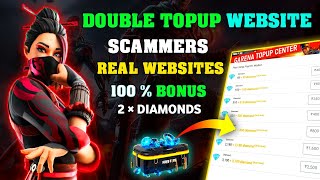 Double diamond topup  website free fire tamil | new double topup website | double diamond website