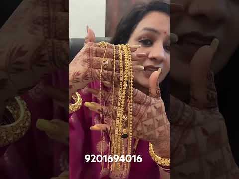 Latest gold chain design for men and women one gram gold jewellery #viralvideo  #jewellery #everyone