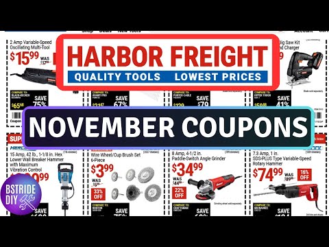 Harbor Freight Early November Deals Through Nov 10