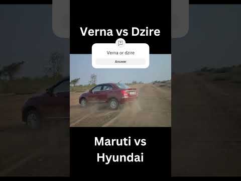 Verna VS dzire sliding #drifting #drift