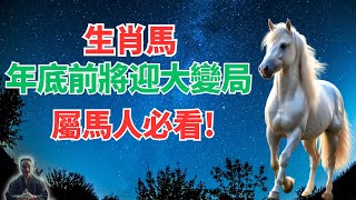 生肖馬，命理測算：年底前你將迎大變局，這是關鍵時刻，你準備好了嗎？會發生什麼？必看！ #生肖馬2024年運程 #生肖馬2024年運勢 #屬馬人2024年運程 #屬馬人2024年運勢