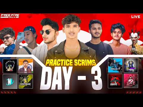 😨DFG CS LIMITED TOURNAMENT🏆| PRACTICE DAY 3📆 | NG , NXT , DFG🔥| FREE FIRE IN TELUGU #dfg #freefire