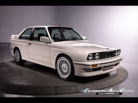 EAG New Arrival: 35K-Mile 1990 BMW E30 M3 Alpine White over Black