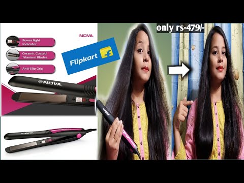 Nova pro shine⭐✨ NHS 840 Hair Straightener/[ review+demo]@2020/under-479