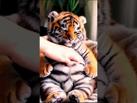 Unbearable Cuteness: Baby Tiger Moments #cute #adorable #bigcat #cuteanimals