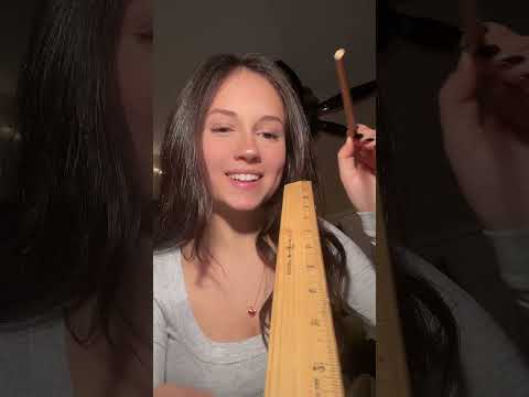 ASMR ruler exam / focus exam #focustest #asmrfocus #personalattention #asmr #roleplay