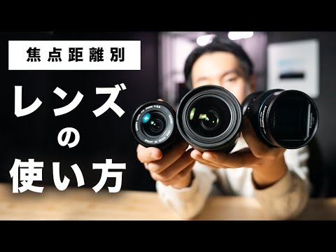 【保存版】シネマティック動画での焦点距離別のレンズの使い分けを徹底解説！