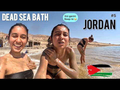 We Went to LOWEST POINT on EARTH at DEAD SEA | #jordan 🇯🇴😍