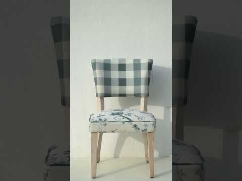 Prague Dining Chair - Dual Fabric || Printed Dining Chairs || Gulmohar Lane