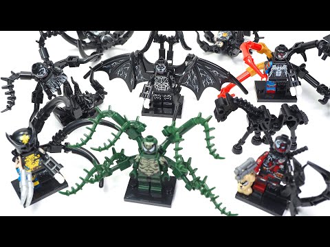 LEGO Venom: The Last Dance | Lasher | Venom Wolverine | Venom Deadpool Unofficial Lego Minifigures