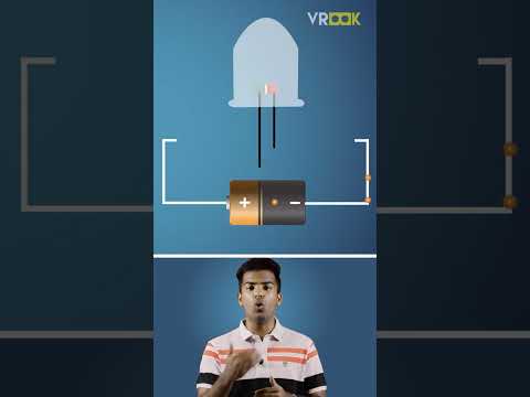 How does an LED work  #vrook #shorts #electronics #engineering #iit #shorts