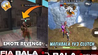 TM MAFIABALA 1V3 CLUTCH  WITH M79 | TM EMOTE REVENGE | M79 KING TM MAFIABALA | OLD IS GOLD MAFIABALA