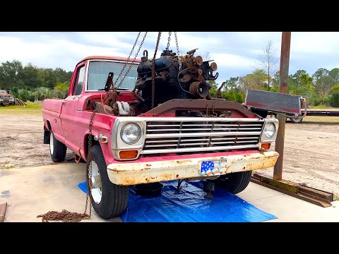 SEIZED Engine Teardown! FORD FE 360 V8 | What Happened?