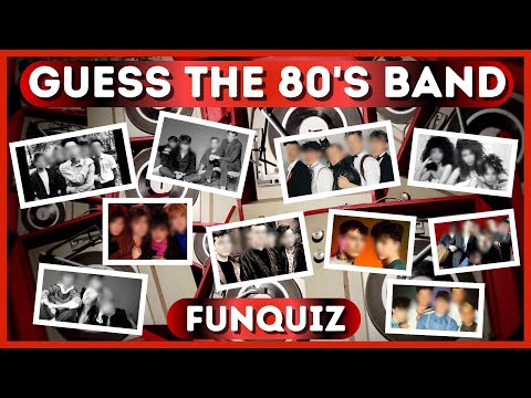 WHO'S WHO - Name the 80's Music bands - YOU WON'T GET 10 out of 10 - Quiz/Trivia Test