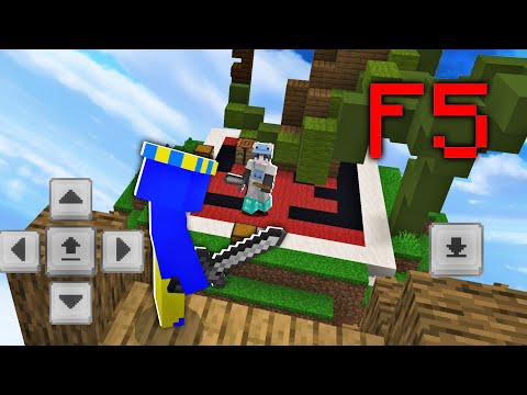 Skywars reto en F5 Minecraft PE 🔥