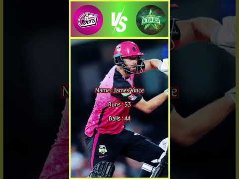 James Vince | BBL #trendingshorts #viralvideo