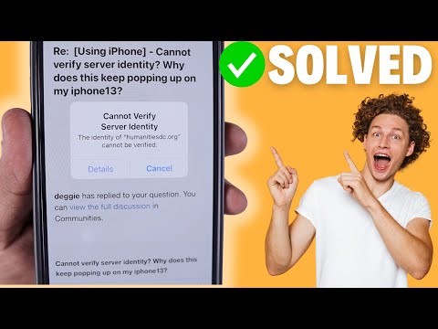 "Cannot Verify Server Identify iPhone" ✅ Let's Fix It