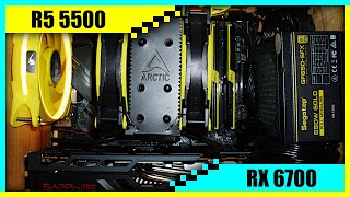 Ryzen 5 5500 + RX 6700 Gaming PC in 2022 | Tested in 9 Games