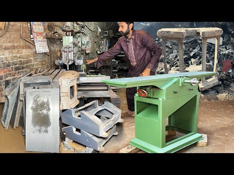 Amazing Production Process of Wood Planer Machine From Scrap Metal Recycling | How Wood Planer Made