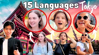 Non-Stop SHOCK! Japanese Polyglot Speaks Foreigners’ Languages in Tokyo!