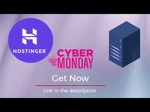 Hostinger Cyber Monday Deals 2024 - 84% Discount Offer