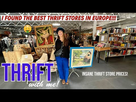 I FOUND THE BEST THRIFT STORES IN EUROPE!!! Thrift With Me! You Will LOVE Bruges, Belgium!