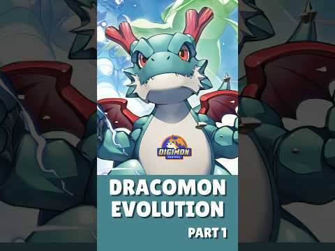 Dracomon Evolution Line Part 1 #Shorts