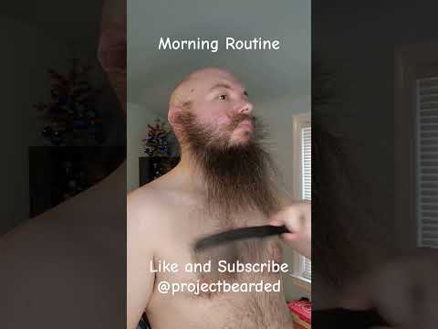 MorningRoutine #bearding #beard #beards #beardstyle #barber #menshealth #beardmaintenance #beardcare