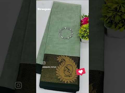 own manufacturing cotton sarees 🌹 🥻 ✨️ #trending #shortsfeed #siranjeevitextiles