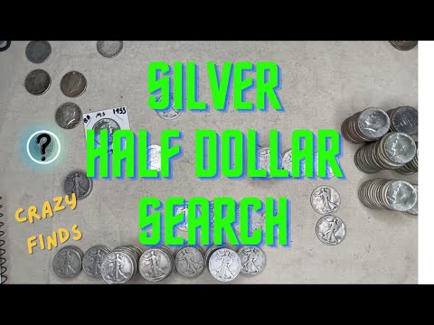 ❗️Coin Roll Search- Half Dollar Search Pt.2. Lots of Walkers & Benjis. Cool Varieties ❗️Bugs Bunny❓