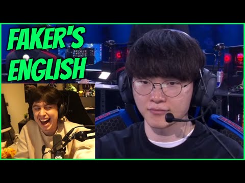 Caedrel Reacts To Faker's English Being CRAZY Good