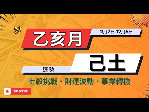 【乙亥月11月運勢】己土人要註意：七殺挑戰、財運波動、事業轉機、人際壓力 | 己土六日柱解析