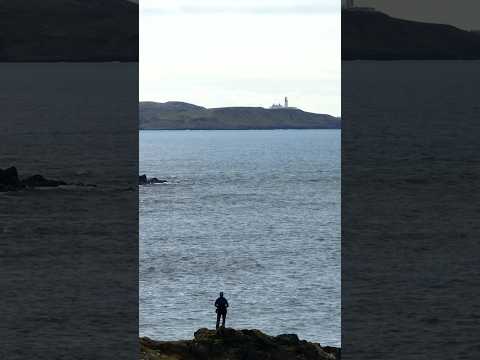 Looking towards Killantringan Lighthouse from Salt Pans Bay #shorts