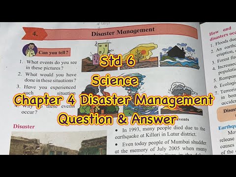 Std 6 | Science | chapter 4 | Disaster management | learning with Sujata